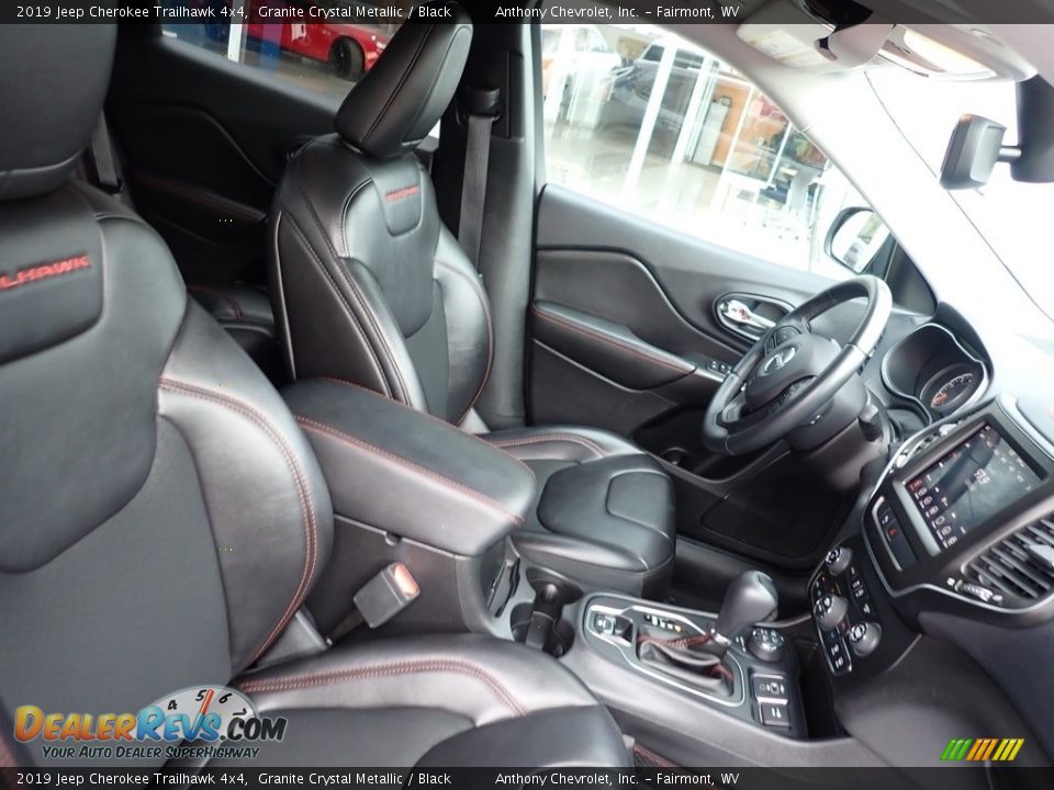 2019 Jeep Cherokee Trailhawk 4x4 Granite Crystal Metallic / Black Photo #9