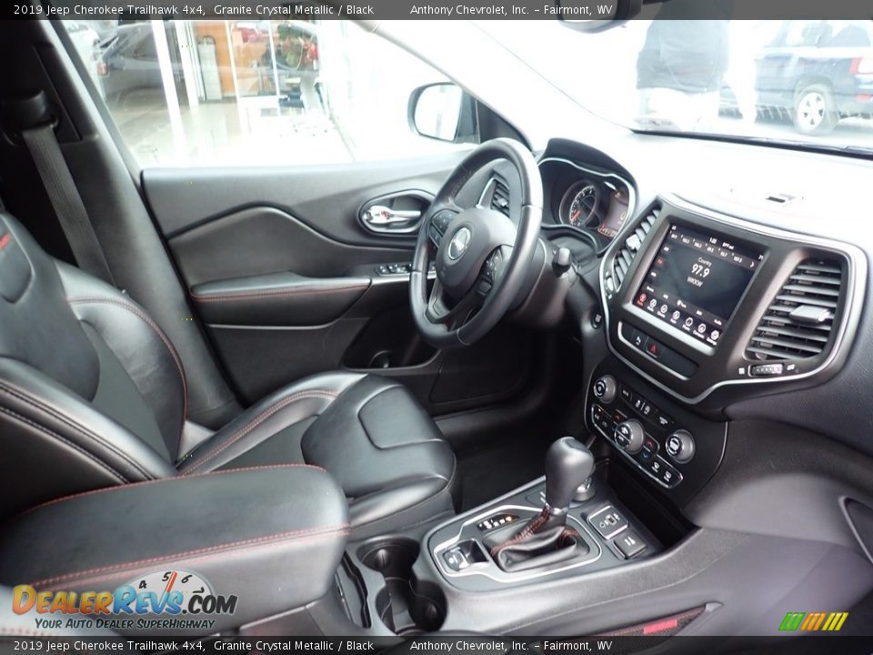 2019 Jeep Cherokee Trailhawk 4x4 Granite Crystal Metallic / Black Photo #10