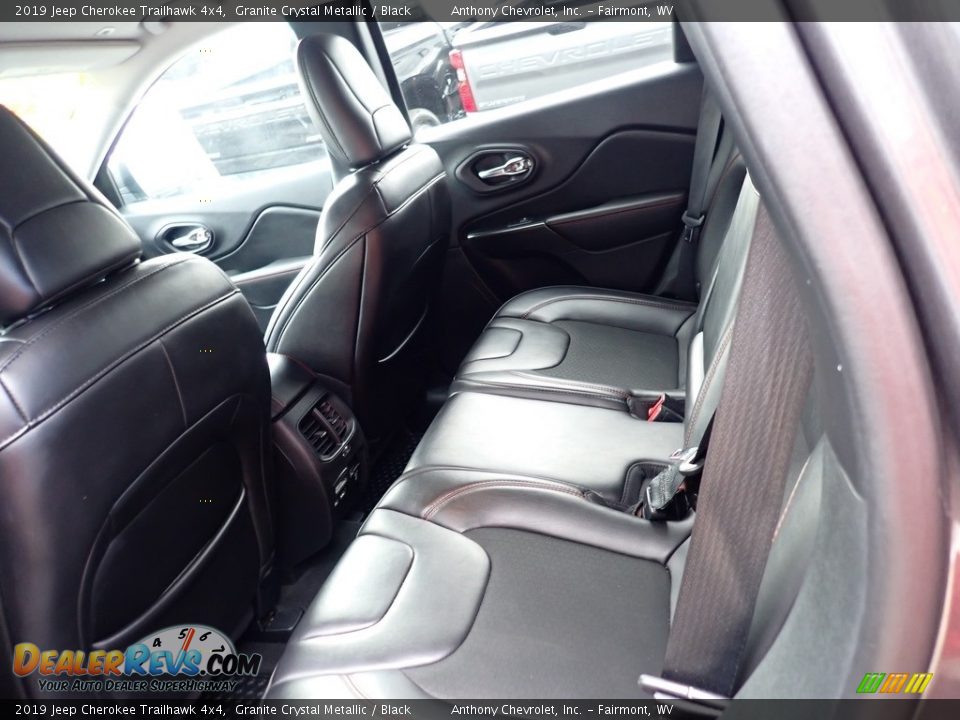 2019 Jeep Cherokee Trailhawk 4x4 Granite Crystal Metallic / Black Photo #11