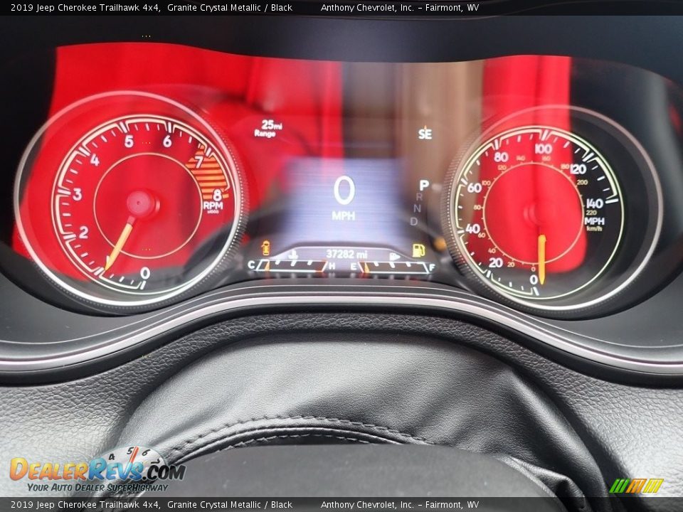 2019 Jeep Cherokee Trailhawk 4x4 Granite Crystal Metallic / Black Photo #15