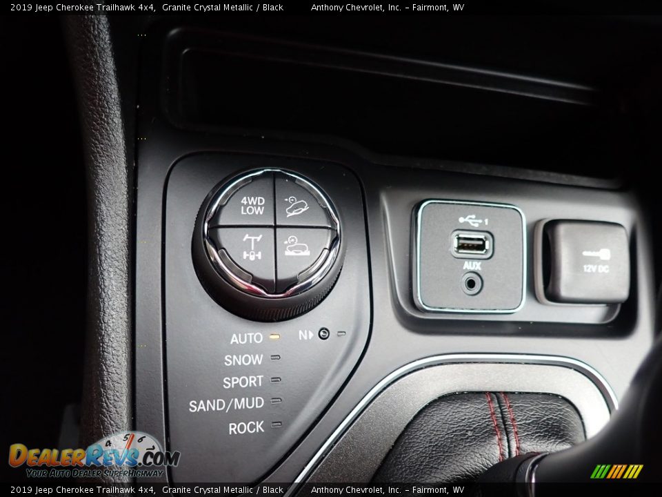2019 Jeep Cherokee Trailhawk 4x4 Granite Crystal Metallic / Black Photo #20