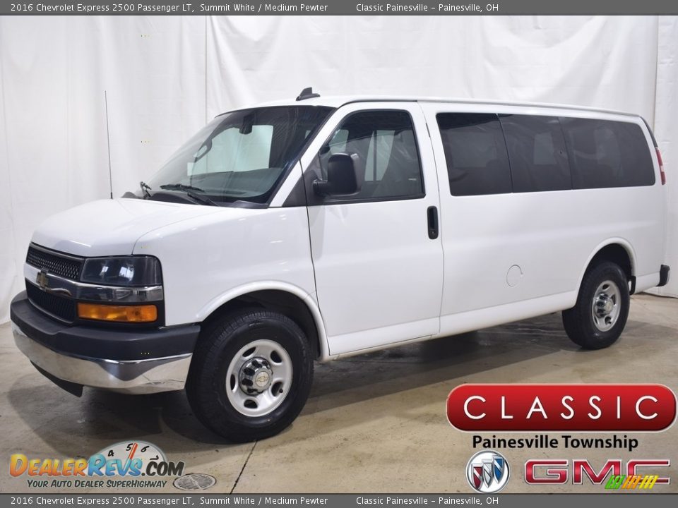 2016 Chevrolet Express 2500 Passenger LT Summit White / Medium Pewter Photo #1