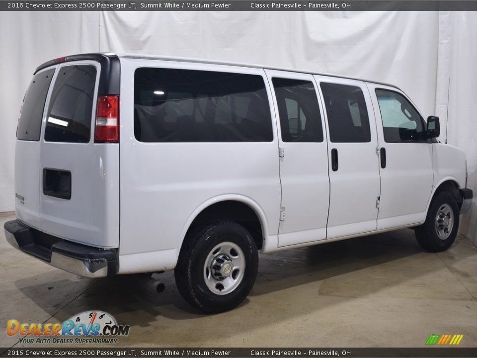 Summit White 2016 Chevrolet Express 2500 Passenger LT Photo #2