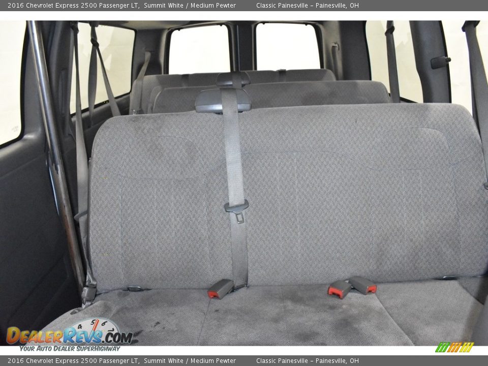 Rear Seat of 2016 Chevrolet Express 2500 Passenger LT Photo #8