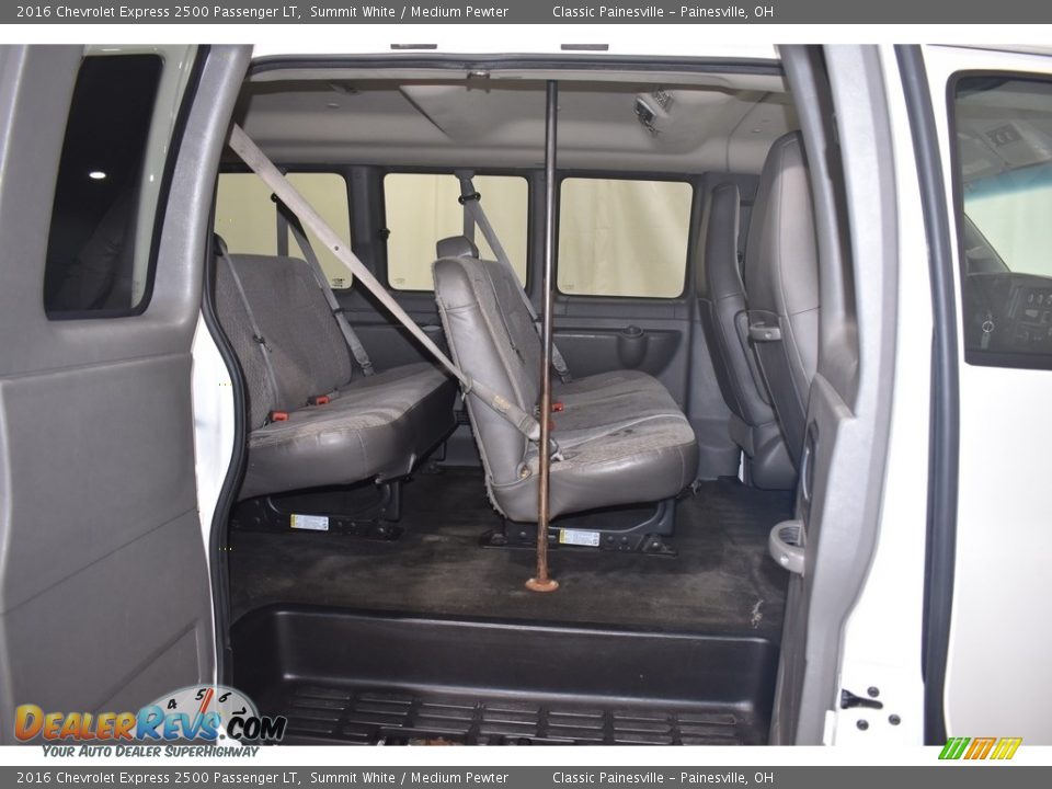 Rear Seat of 2016 Chevrolet Express 2500 Passenger LT Photo #10