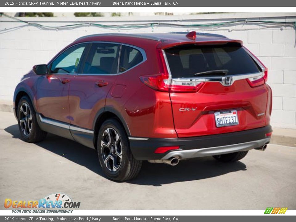 2019 Honda CR-V Touring Molten Lava Pearl / Ivory Photo #2