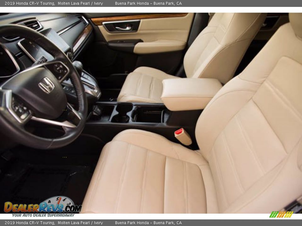 2019 Honda CR-V Touring Molten Lava Pearl / Ivory Photo #3