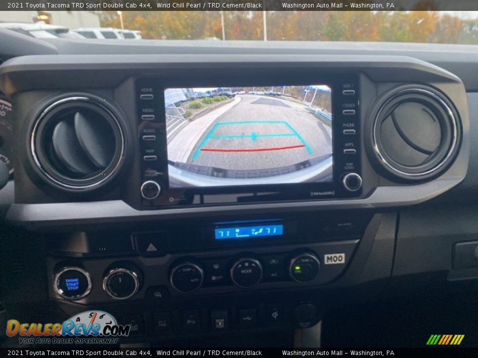 2021 Toyota Tacoma TRD Sport Double Cab 4x4 Wind Chill Pearl / TRD Cement/Black Photo #7