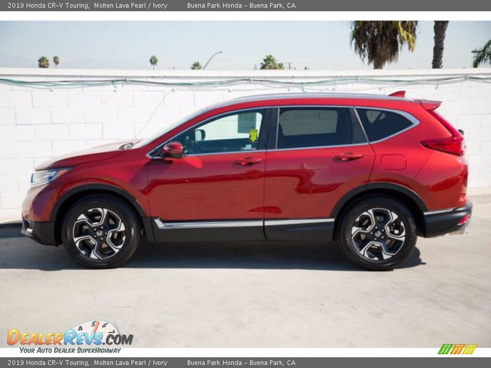 Molten Lava Pearl 2019 Honda CR-V Touring Photo #8