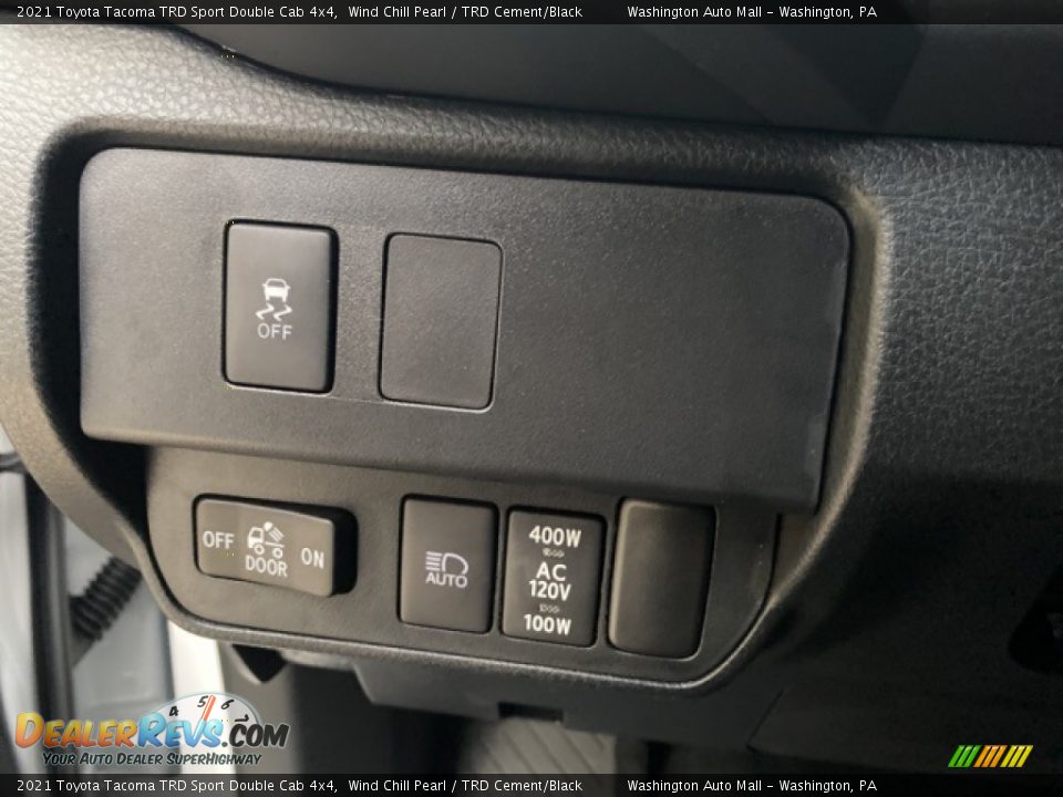 2021 Toyota Tacoma TRD Sport Double Cab 4x4 Wind Chill Pearl / TRD Cement/Black Photo #14