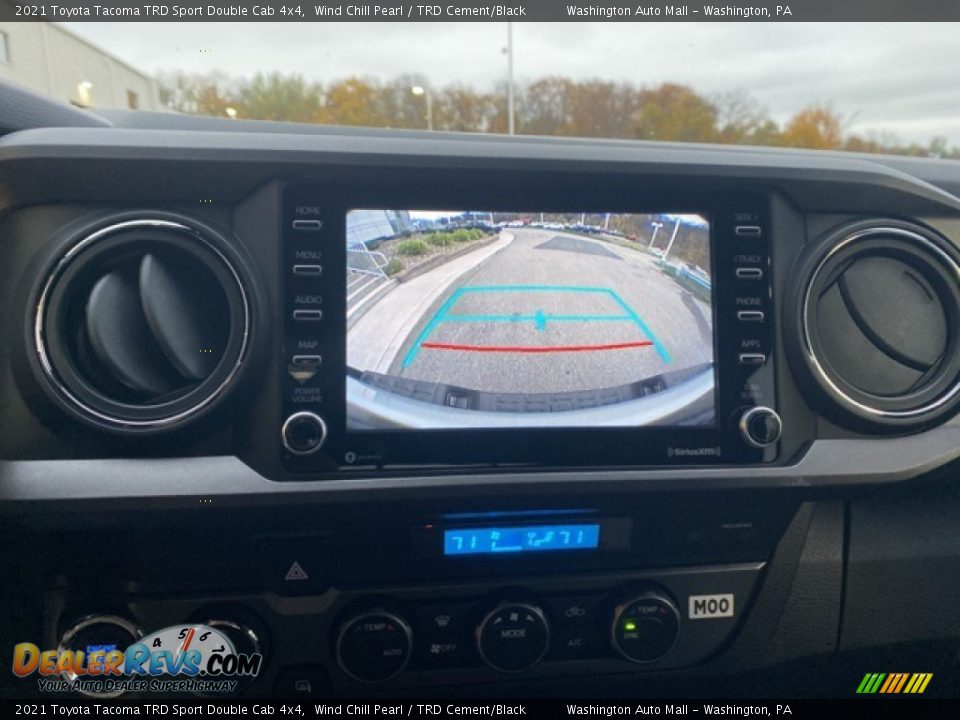 2021 Toyota Tacoma TRD Sport Double Cab 4x4 Wind Chill Pearl / TRD Cement/Black Photo #17