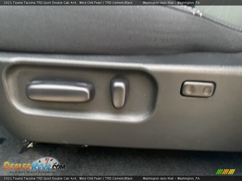 2021 Toyota Tacoma TRD Sport Double Cab 4x4 Wind Chill Pearl / TRD Cement/Black Photo #19