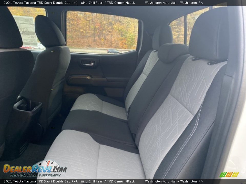 2021 Toyota Tacoma TRD Sport Double Cab 4x4 Wind Chill Pearl / TRD Cement/Black Photo #20