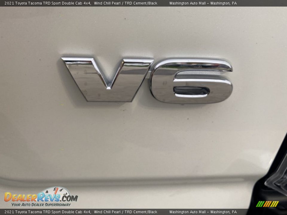 2021 Toyota Tacoma TRD Sport Double Cab 4x4 Wind Chill Pearl / TRD Cement/Black Photo #23