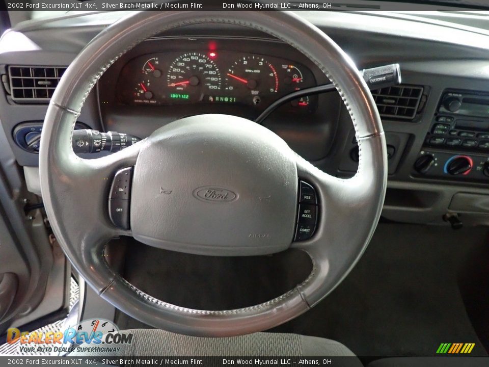 2002 Ford Excursion XLT 4x4 Steering Wheel Photo #31
