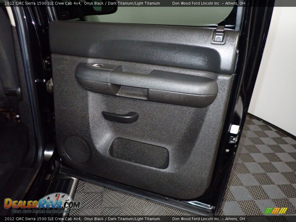 2012 GMC Sierra 1500 SLE Crew Cab 4x4 Onyx Black / Dark Titanium/Light Titanium Photo #20