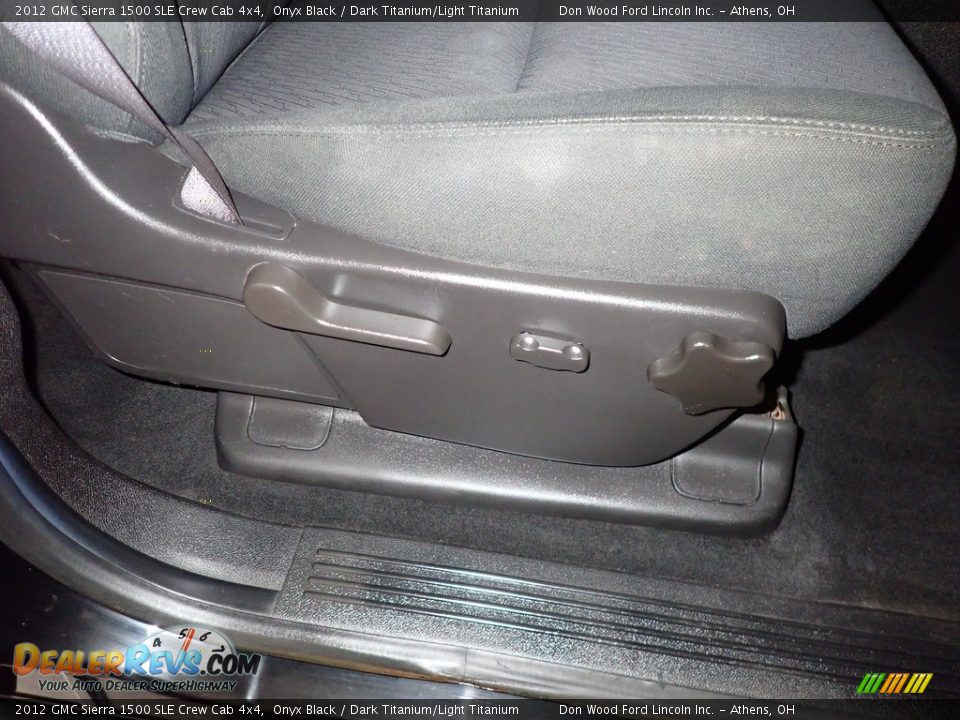 2012 GMC Sierra 1500 SLE Crew Cab 4x4 Onyx Black / Dark Titanium/Light Titanium Photo #23