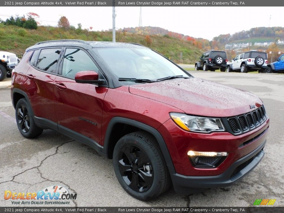 Velvet Red Pearl 2021 Jeep Compass Altitude 4x4 Photo #3