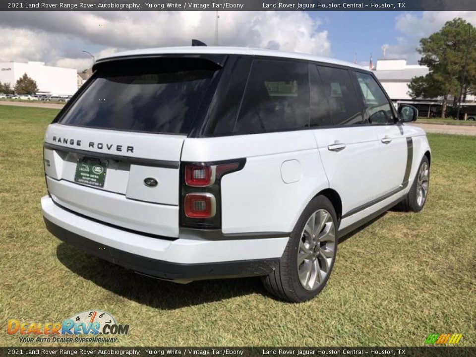 2021 Land Rover Range Rover Autobiography Yulong White / Vintage Tan/Ebony Photo #3