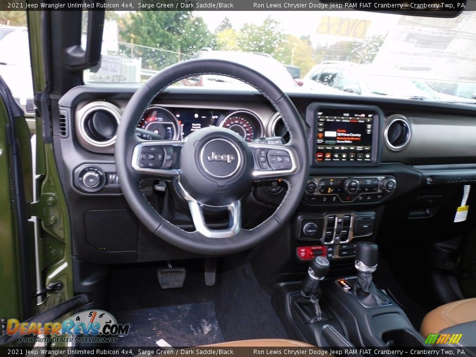 Dashboard of 2021 Jeep Wrangler Unlimited Rubicon 4x4 Photo #13