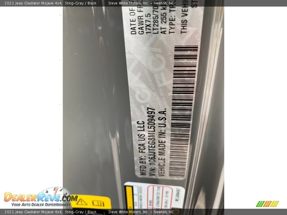 2021 Jeep Gladiator Mojave 4x4 Sting-Gray / Black Photo #29