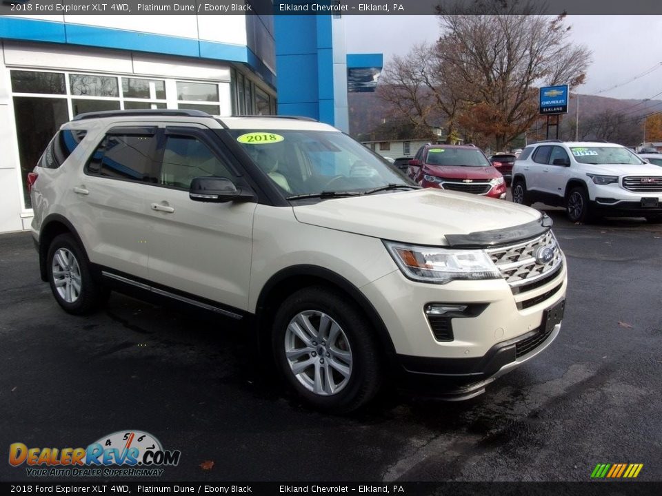 2018 Ford Explorer XLT 4WD Platinum Dune / Ebony Black Photo #1