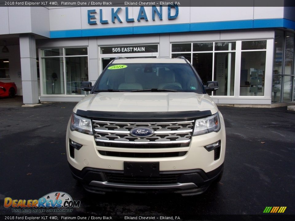 2018 Ford Explorer XLT 4WD Platinum Dune / Ebony Black Photo #3