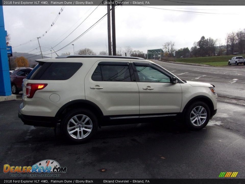 2018 Ford Explorer XLT 4WD Platinum Dune / Ebony Black Photo #4
