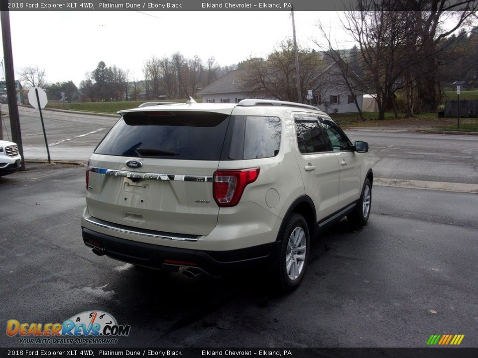 2018 Ford Explorer XLT 4WD Platinum Dune / Ebony Black Photo #5