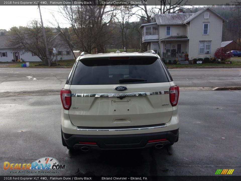 2018 Ford Explorer XLT 4WD Platinum Dune / Ebony Black Photo #6