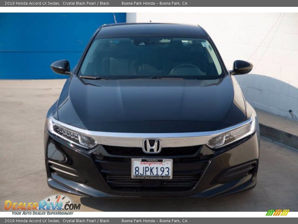 2019 Honda Accord LX Sedan Crystal Black Pearl / Black Photo #7