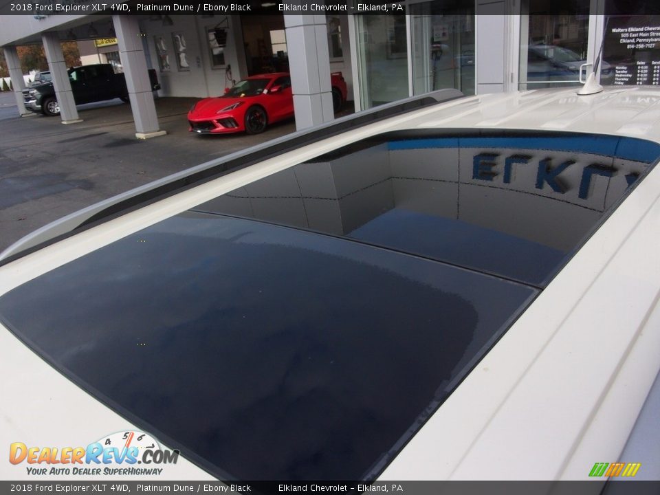 2018 Ford Explorer XLT 4WD Platinum Dune / Ebony Black Photo #12