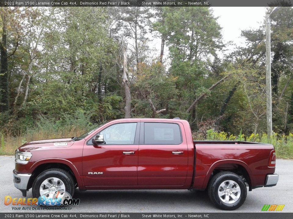 Delmonico Red Pearl 2021 Ram 1500 Laramie Crew Cab 4x4 Photo #1