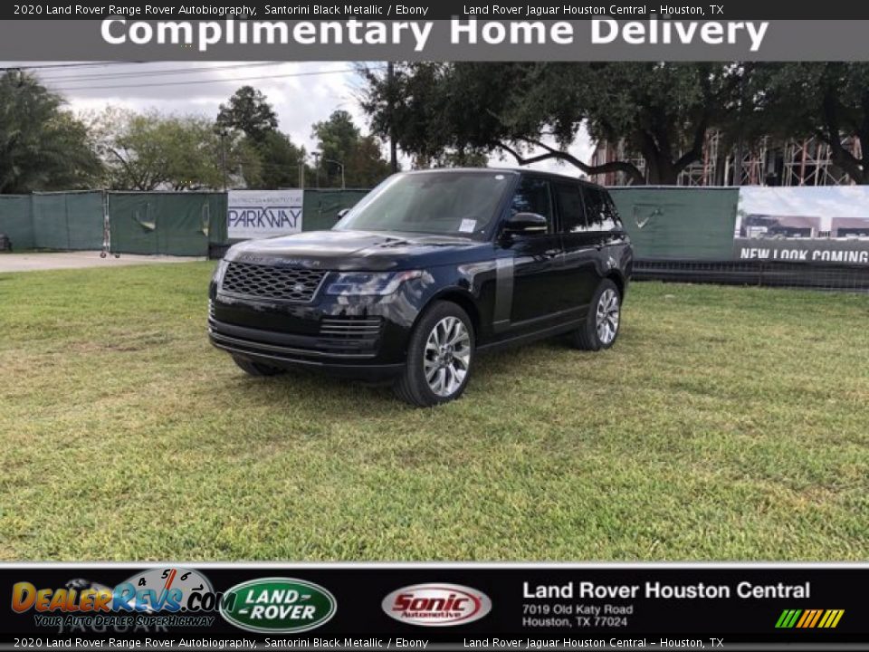 2020 Land Rover Range Rover Autobiography Santorini Black Metallic / Ebony Photo #1