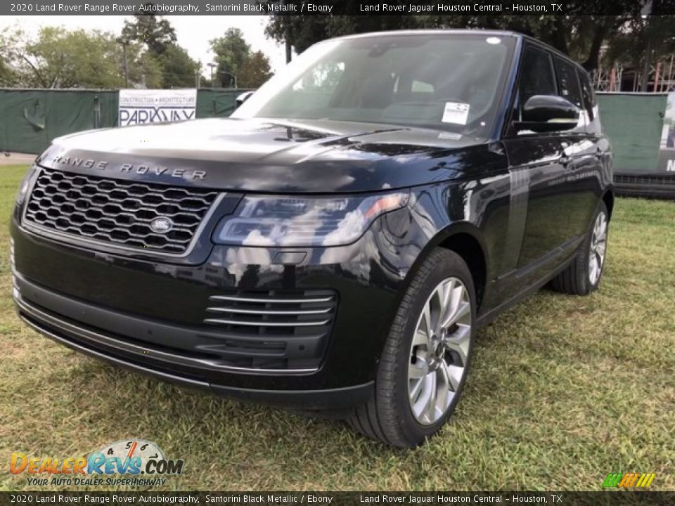 2020 Land Rover Range Rover Autobiography Santorini Black Metallic / Ebony Photo #2