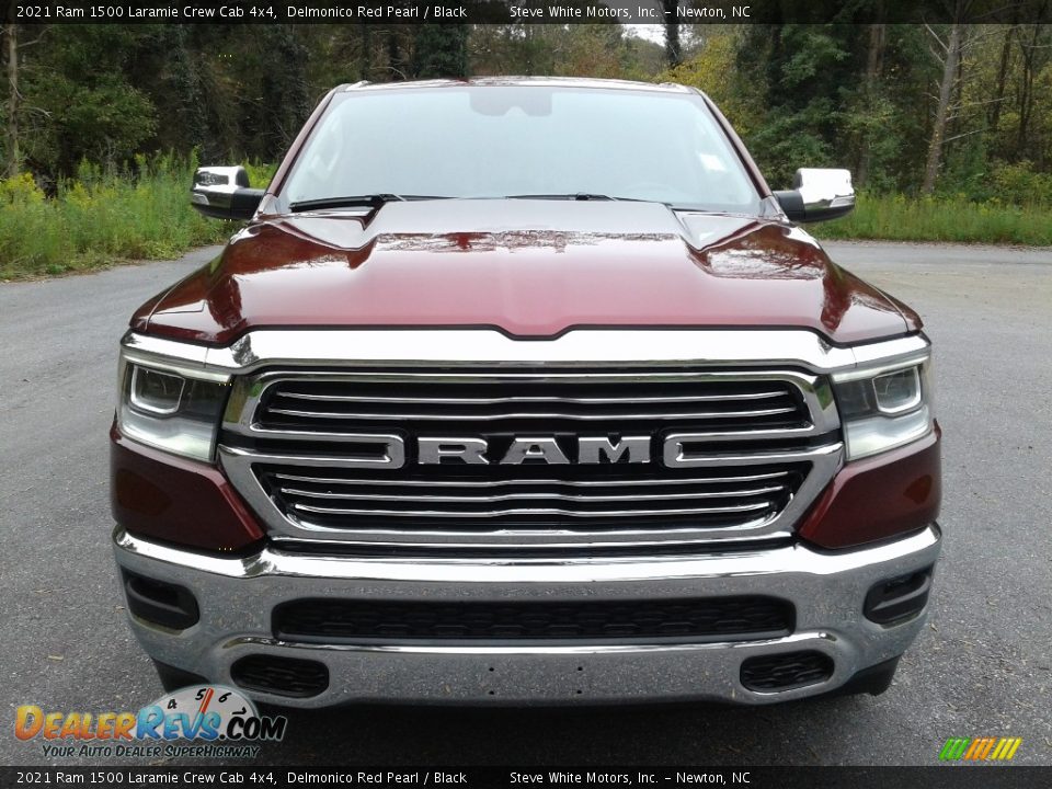 2021 Ram 1500 Laramie Crew Cab 4x4 Delmonico Red Pearl / Black Photo #3