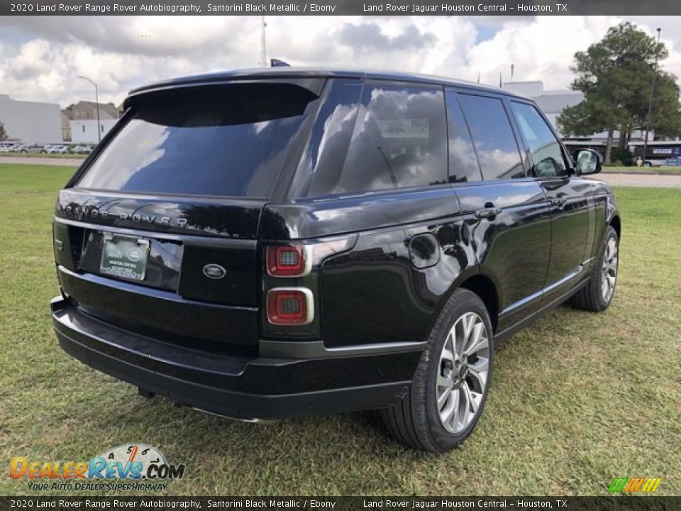 2020 Land Rover Range Rover Autobiography Santorini Black Metallic / Ebony Photo #3