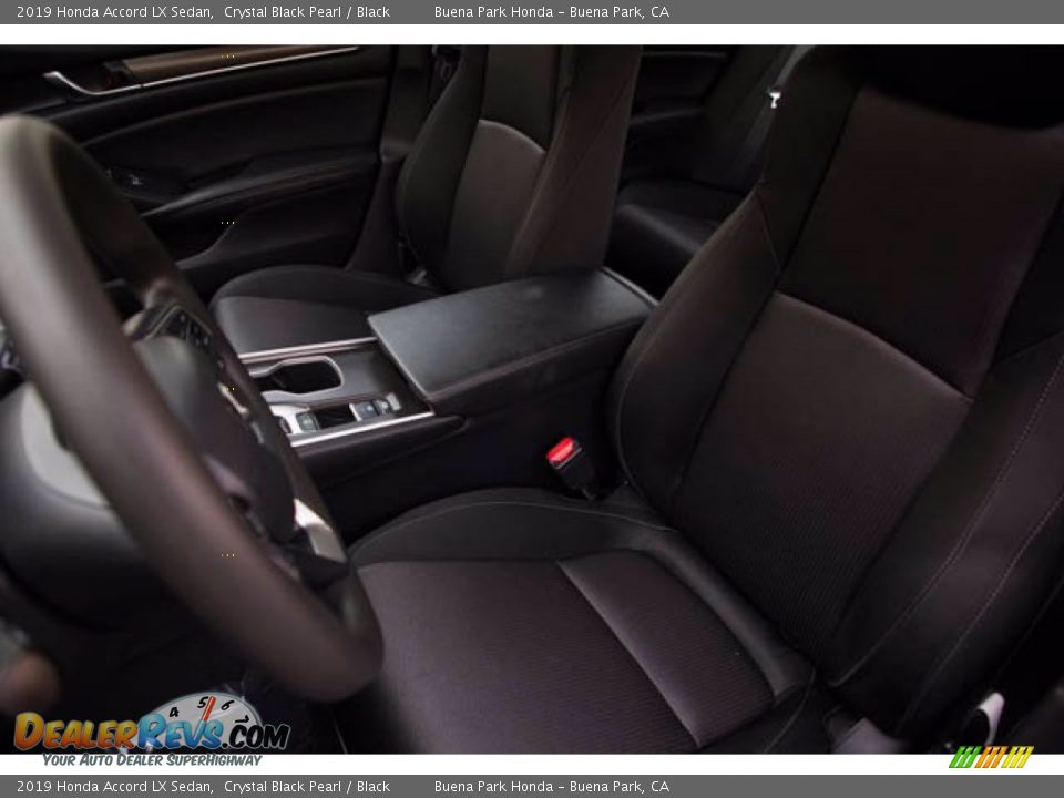 2019 Honda Accord LX Sedan Crystal Black Pearl / Black Photo #20