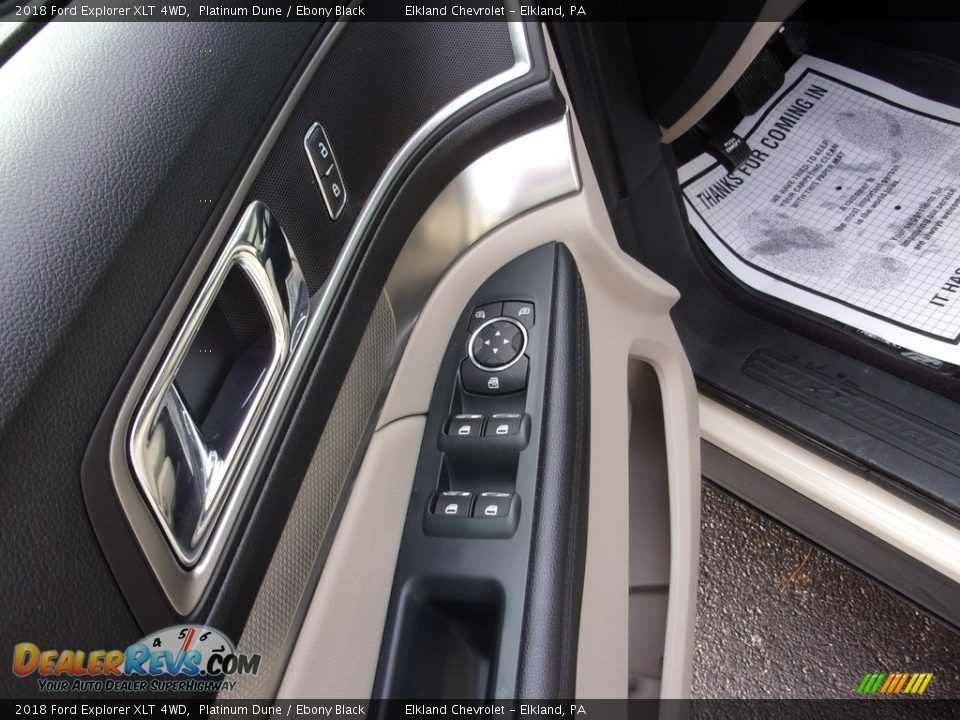 2018 Ford Explorer XLT 4WD Platinum Dune / Ebony Black Photo #18