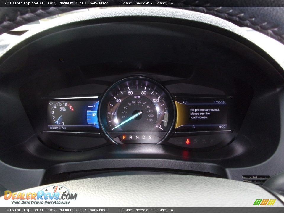 2018 Ford Explorer XLT 4WD Platinum Dune / Ebony Black Photo #19