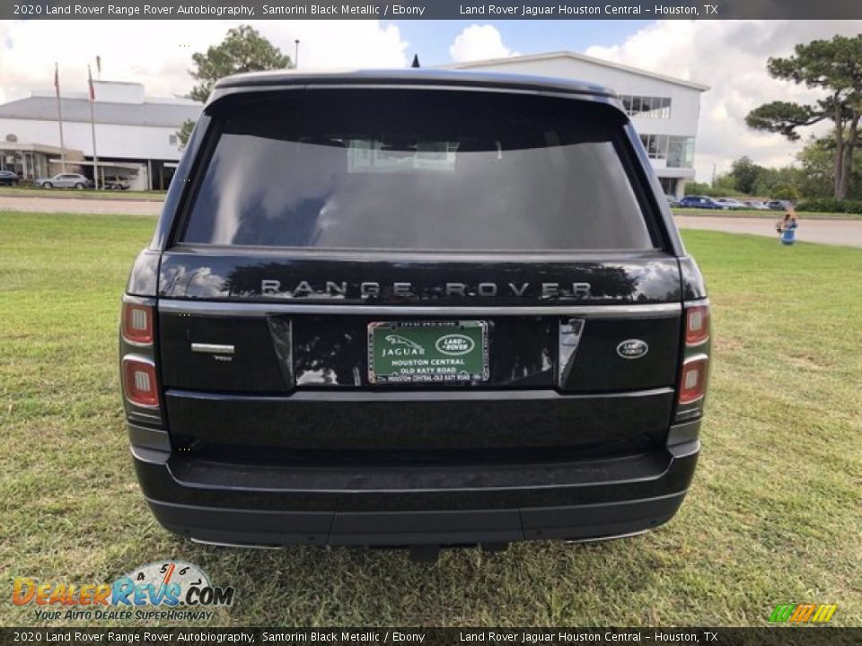 2020 Land Rover Range Rover Autobiography Santorini Black Metallic / Ebony Photo #8