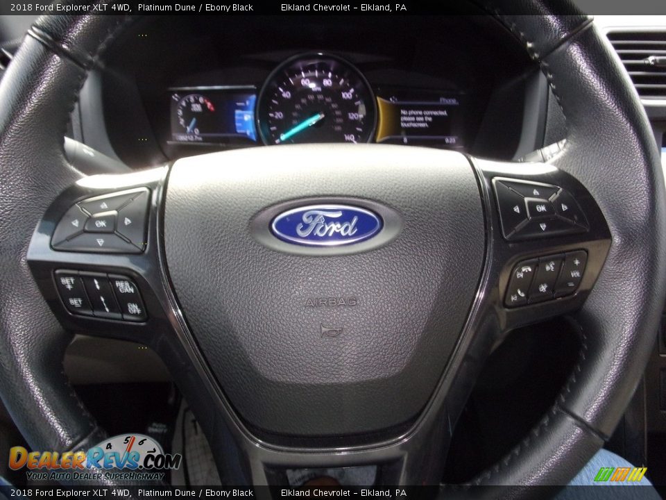 2018 Ford Explorer XLT 4WD Platinum Dune / Ebony Black Photo #21