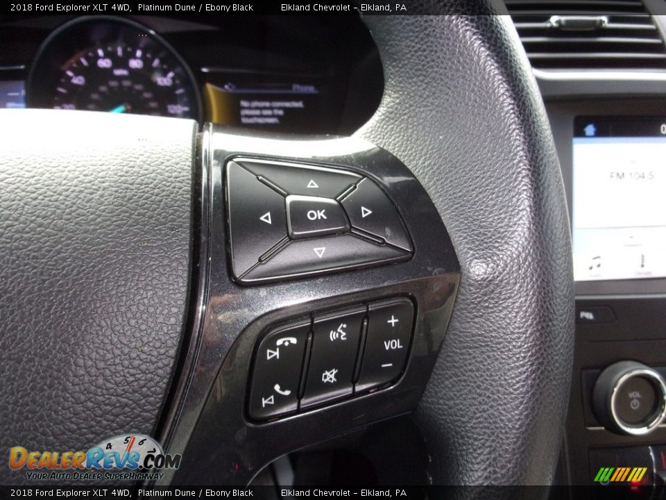 2018 Ford Explorer XLT 4WD Platinum Dune / Ebony Black Photo #22