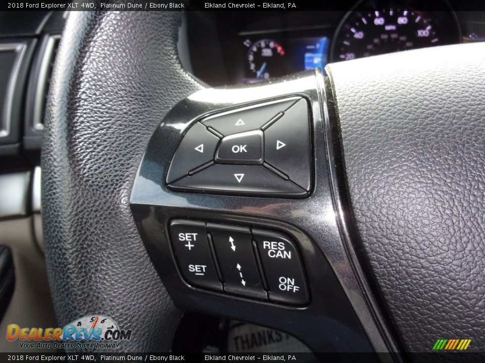 2018 Ford Explorer XLT 4WD Platinum Dune / Ebony Black Photo #23