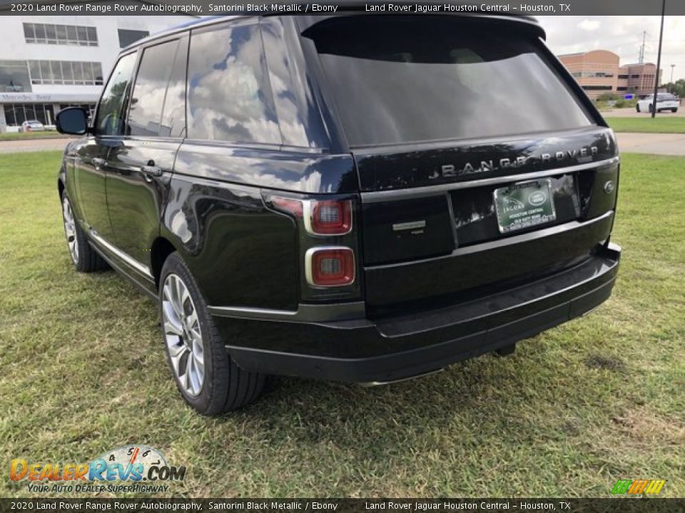 2020 Land Rover Range Rover Autobiography Santorini Black Metallic / Ebony Photo #12