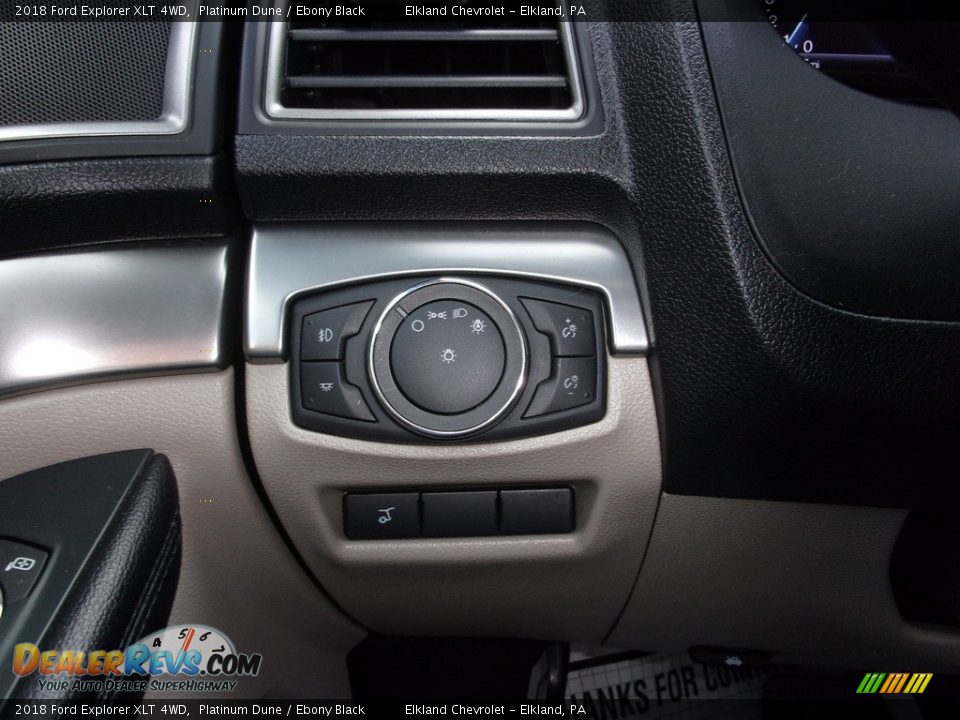 2018 Ford Explorer XLT 4WD Platinum Dune / Ebony Black Photo #24