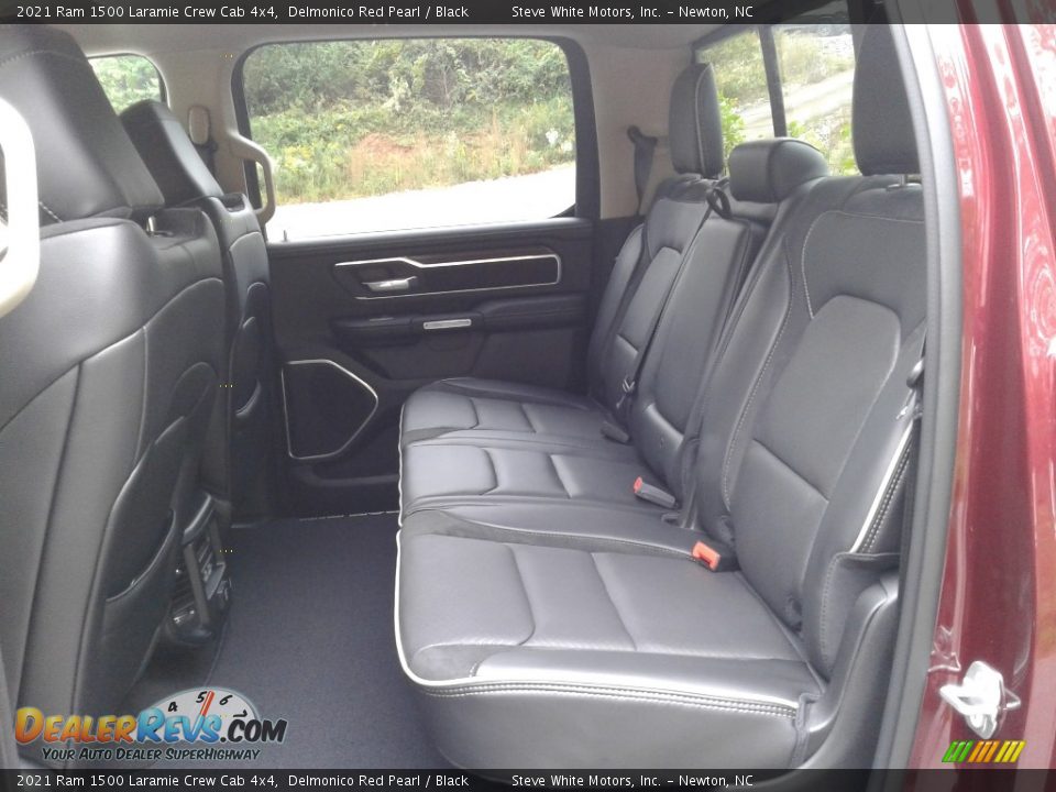 Rear Seat of 2021 Ram 1500 Laramie Crew Cab 4x4 Photo #13