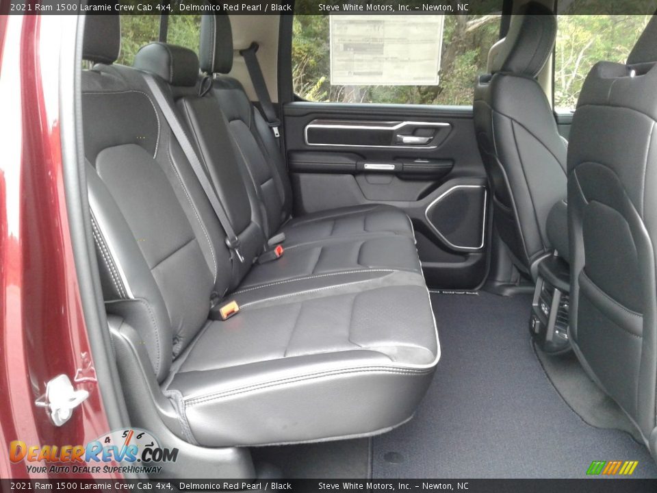 Rear Seat of 2021 Ram 1500 Laramie Crew Cab 4x4 Photo #14