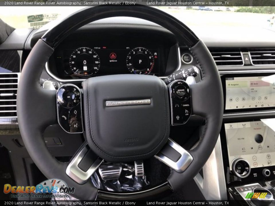 2020 Land Rover Range Rover Autobiography Santorini Black Metallic / Ebony Photo #20