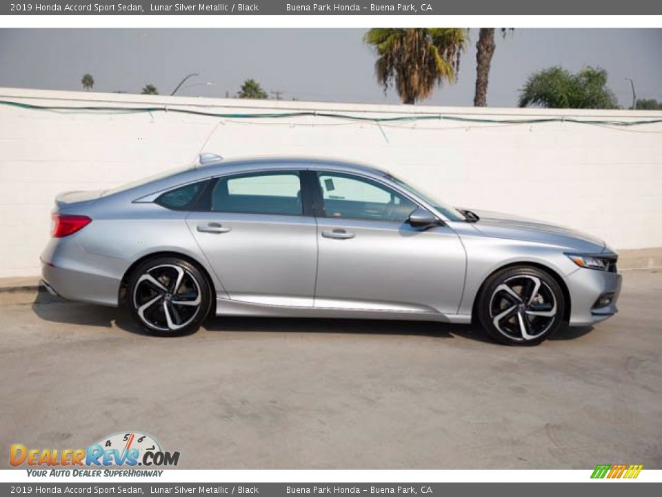 2019 Honda Accord Sport Sedan Lunar Silver Metallic / Black Photo #12